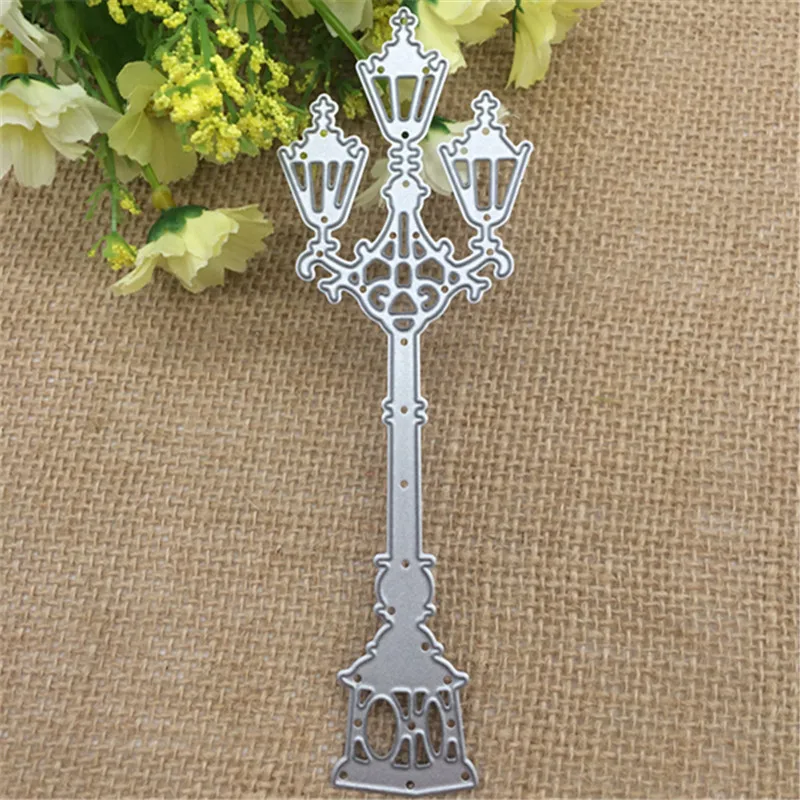 가로등 금속 절단 다이 키 체인 셰이커 하트 종이 키 체인, 스크랩북 종이 공예 카드 펀치 아트 나이프 커터