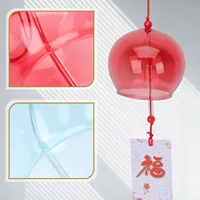 5Pcs Japanese Style Wind Chimes Kawaii Room Decor Colorful Glass Wind Japanese Decor For Home Garden Balcony Wind Chimes 2