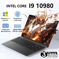 Ordinateur portable 15,6 pouces Intel Core i9 10980HK Windows 11 Pro, 32 Go de RAM, SSD 512 Go, 1 To, 2 To, ordinateur portable portable pour le bureau et les études 1