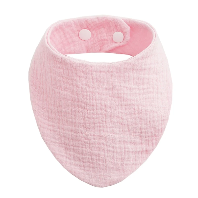 Organic Cotton Muslin Baby Bandana Bib - Soft & Absorbent Scarf