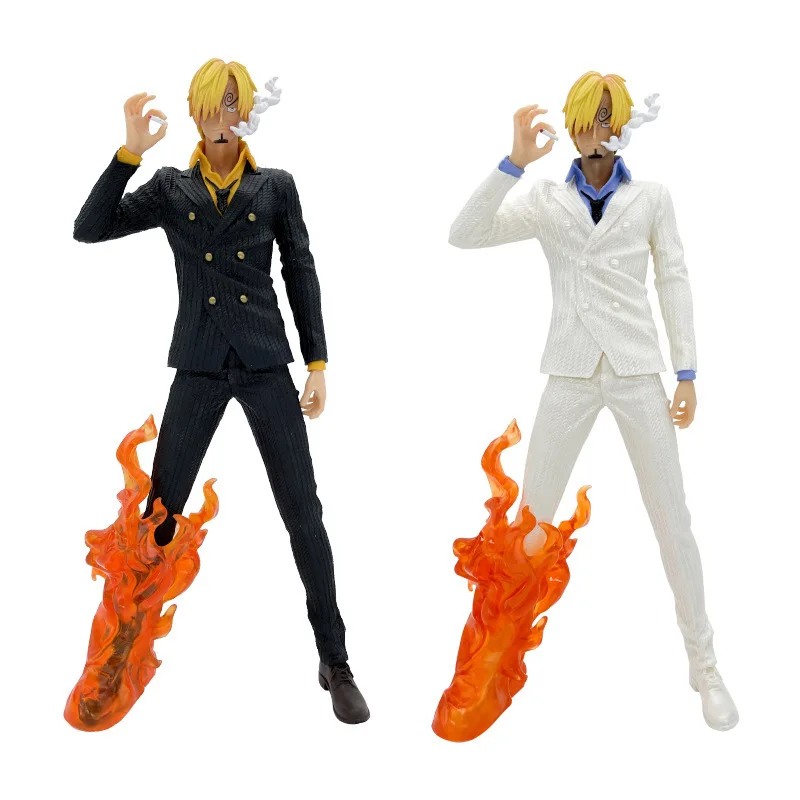 New Anime One Piece Figure Vinsmoke Sanji Black Leg Figurine Toys PVC  Action Model Blood Sanji Collection Doll Toy Birthday Gift