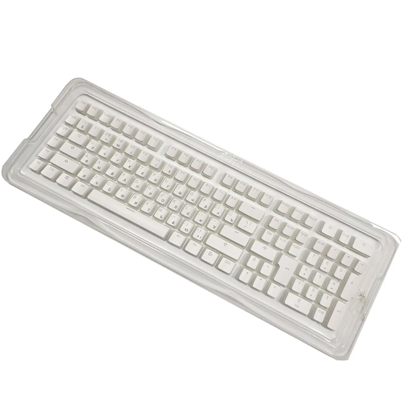 두꺼운 키캡 PBT 백라이트 한국어/러시아어 117키 OEM 프로필 푸딩 키캡