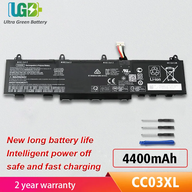 

UGB New CC03XL Battery For HP ZBook FIREFLY 14 G7 G8 MT32 MT46 EliteBook 830 835 840 845 ProBook 635 AERO L77608-1C1