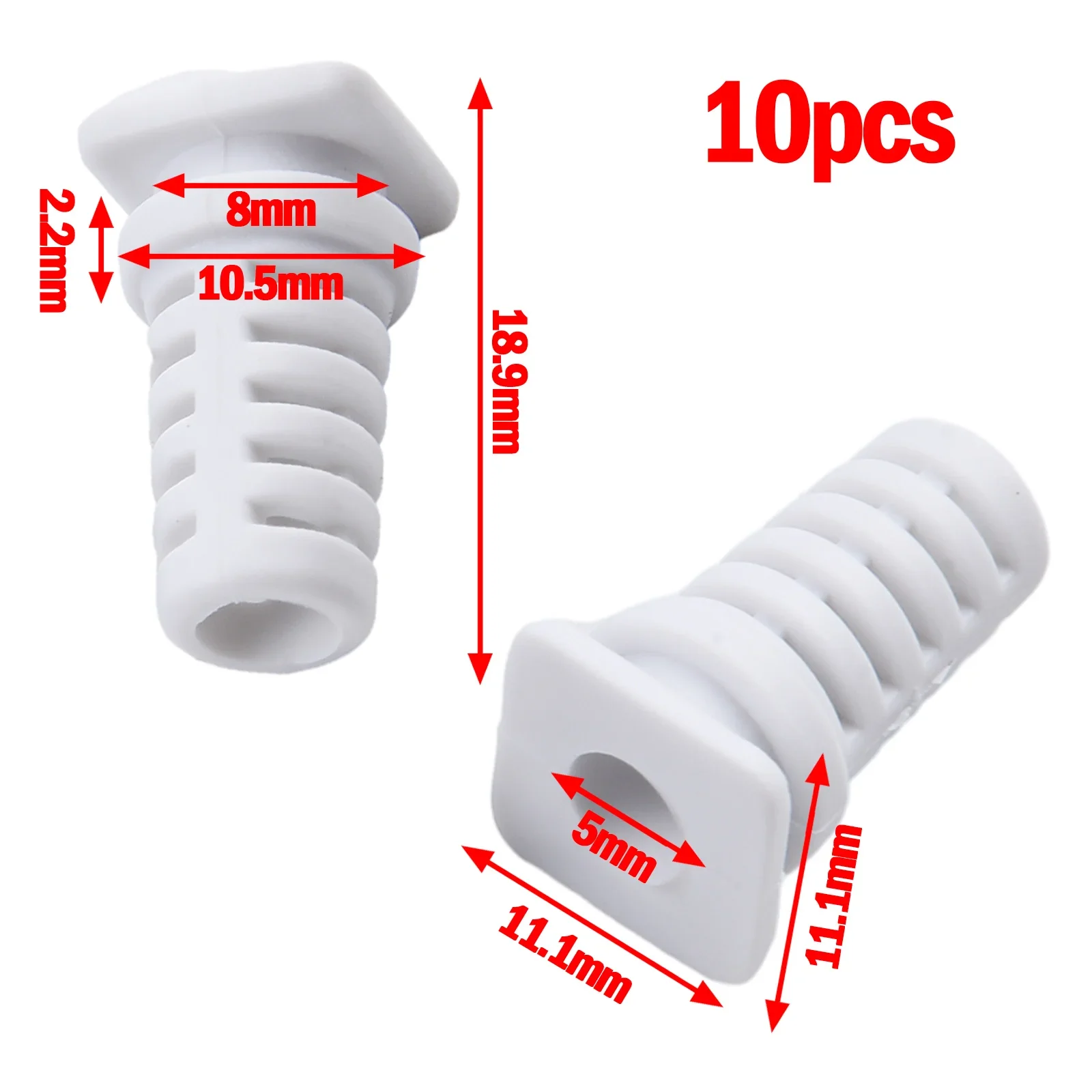 10pcs Cable Gland Connector Rubber Cable Sleeve Strain Relief Cord For Aviation Plugs Electric Tools Protection Wire Cover cable gland