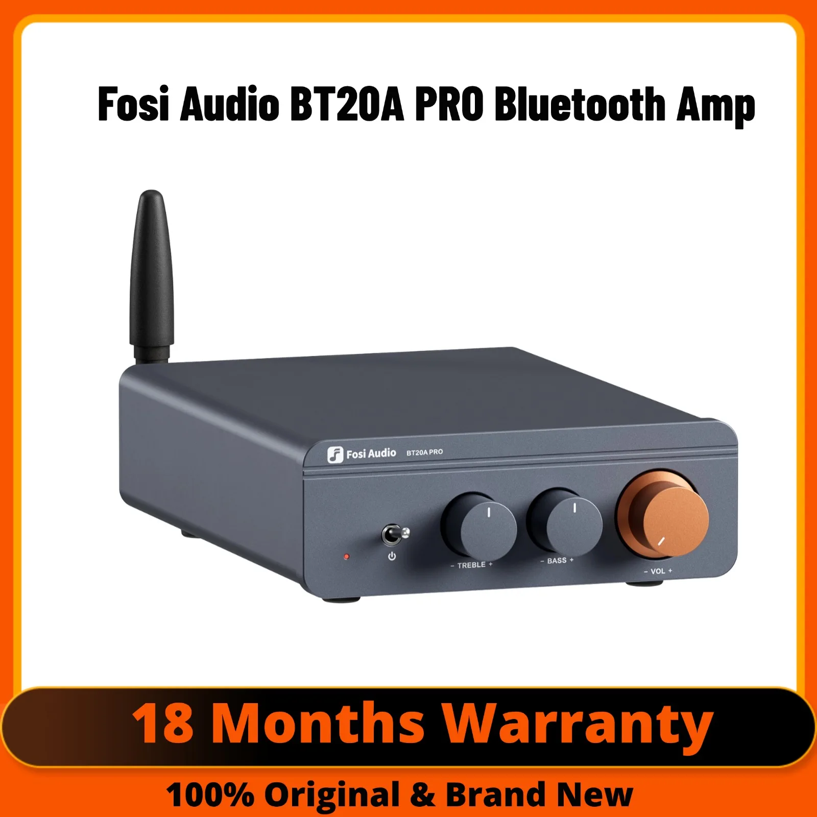 Fosi Audio BT20A Pro パワーアンプ Fosi Audio BT20A PRO 300W x2 Bluetooth 5.0 Power Amplifier