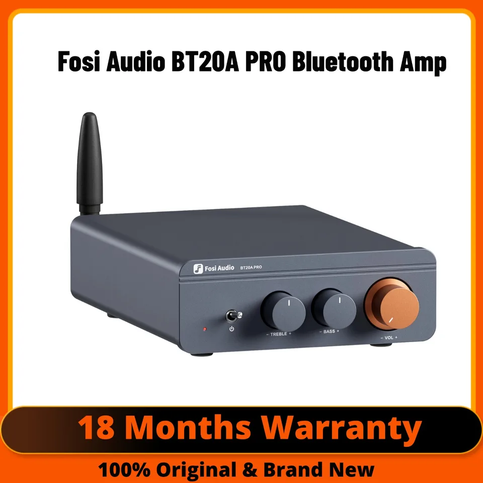Fosi Audio BT20A Pro TPA3255 Bluetooth Sound Power Amplifier 300W