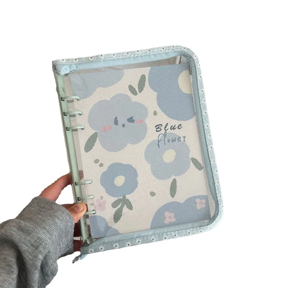 창의적인 A5 바인더 사진 앨범 PVC 한국 스타일 사진 수집북 심플하고 정교한 포토카드 홀더 소녀용