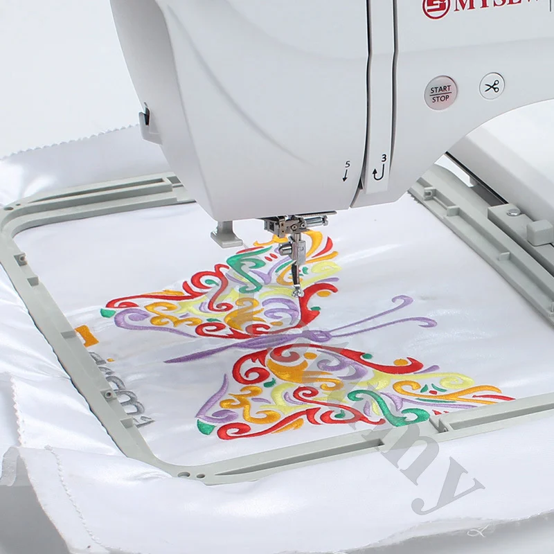 220V 110V Computerized Embroidery Machine 7'' Large LCD Touchscreen, With Smart LCD Touchscreen