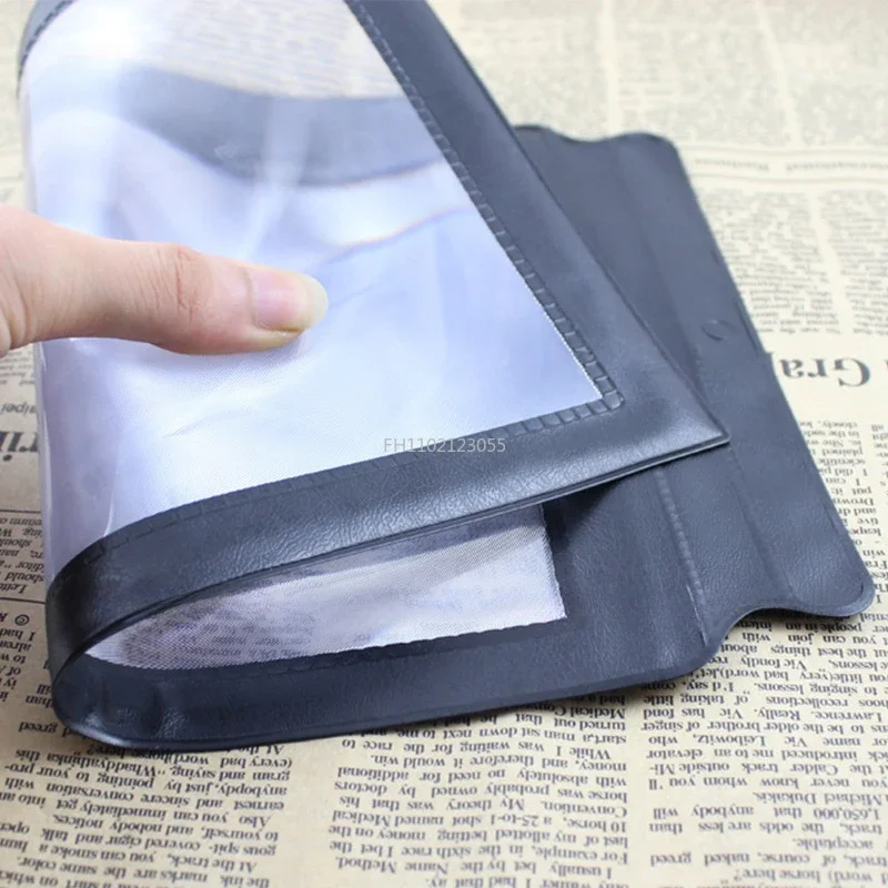 3X A4 Low Vision Ultra-thin Reading Magnifier Large Sheet Flexible PVC Elderly Small Prints Full Page Magnification Aid