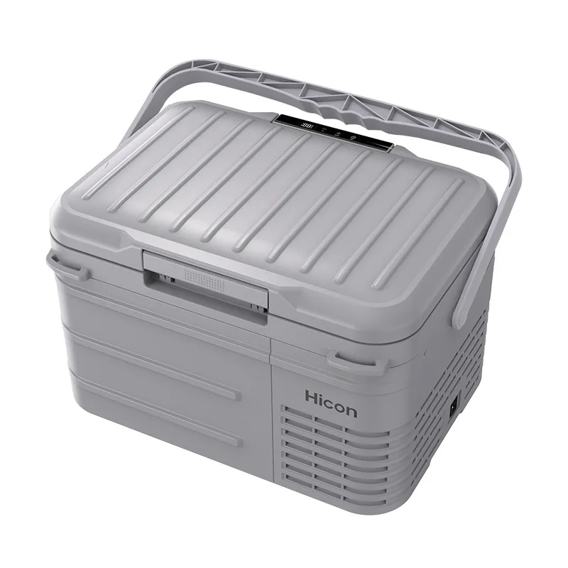 Réfrigérateur de voiture Zone de température unique -20 ℃ ~20 ℃ , Réfrigération par compresseur de grande capacité 12/24 V DC + 220 V AC 10 L, ultra silencieux 1 Réfrigérateur de voiture Zone de température unique -20 ℃ ~20 ℃ , Réfrigération par compresseur de grande capacité 12/24 V DC + 220 V AC 10 L, ultra silencieux 1
