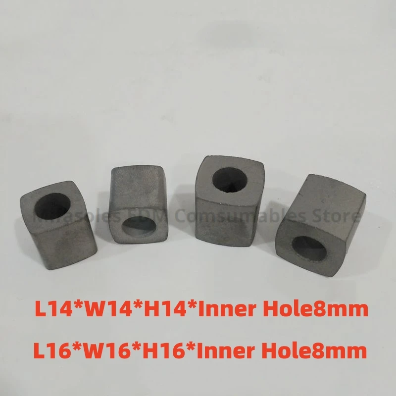 EDMTungstenConductiveCarbideBlockL16W16H16mmL14W14H14Inner