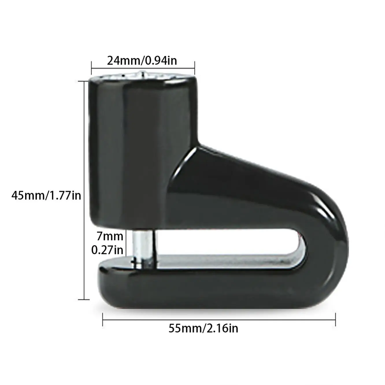 Рисунок 3 - Черный Защитный дисковый замок