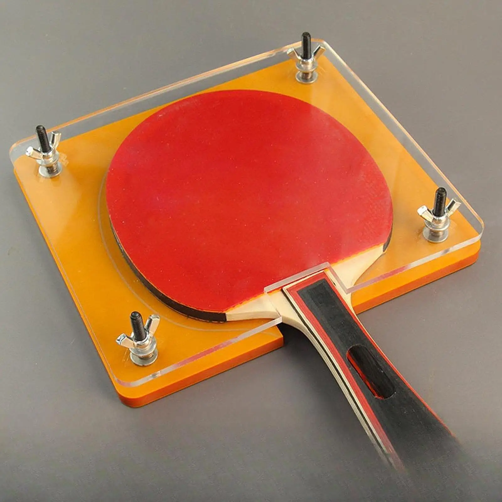 Table Tennis Paddle Press Accessory Stable Control Racket Press Clamp Durability Club Racket Finishing Easy to Use Beginners