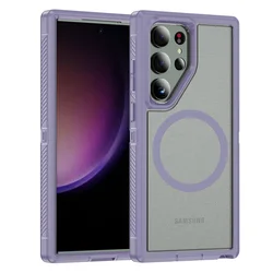 Dual - Layer Shockproof Phone Case with Magsafe Compatibility - GalaxyS23Ultra(6.8
