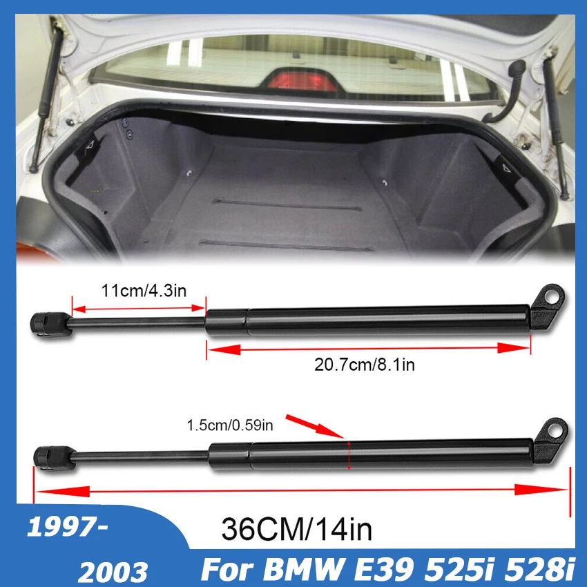 

For BMW E39 525i 528i 530i M5 51248222913 1997-2003 Rear Tailgate Trunk Gas Spring Strut Boot Shock Abosrber Lift Support Bar