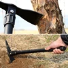 1Pcs Multifunctional Camping Tool Portable Folding Small Steel Shovel Pickaxe Hoe Outdoor Folding Multitool For Mountaineering 4