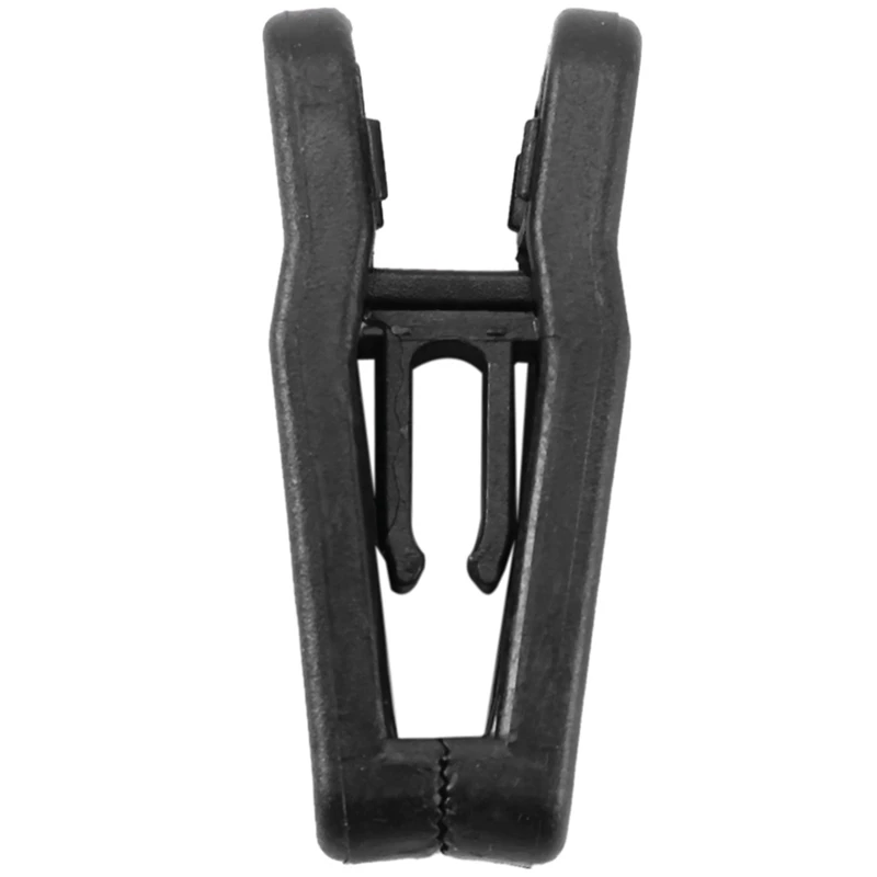 

Plastic Hanger Clips Black Strong Clips For Use With Slim-Line Clothes Hangers, Multi-Purpose Finger Clips 20 Pack