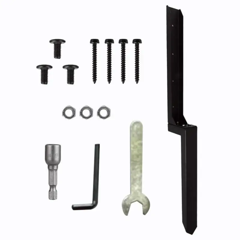 Fence Post Repair Stakes Heavy-Duty Ground Post Stakes Metal Fence Wear-Resistant Ground Spikes Decking Posts