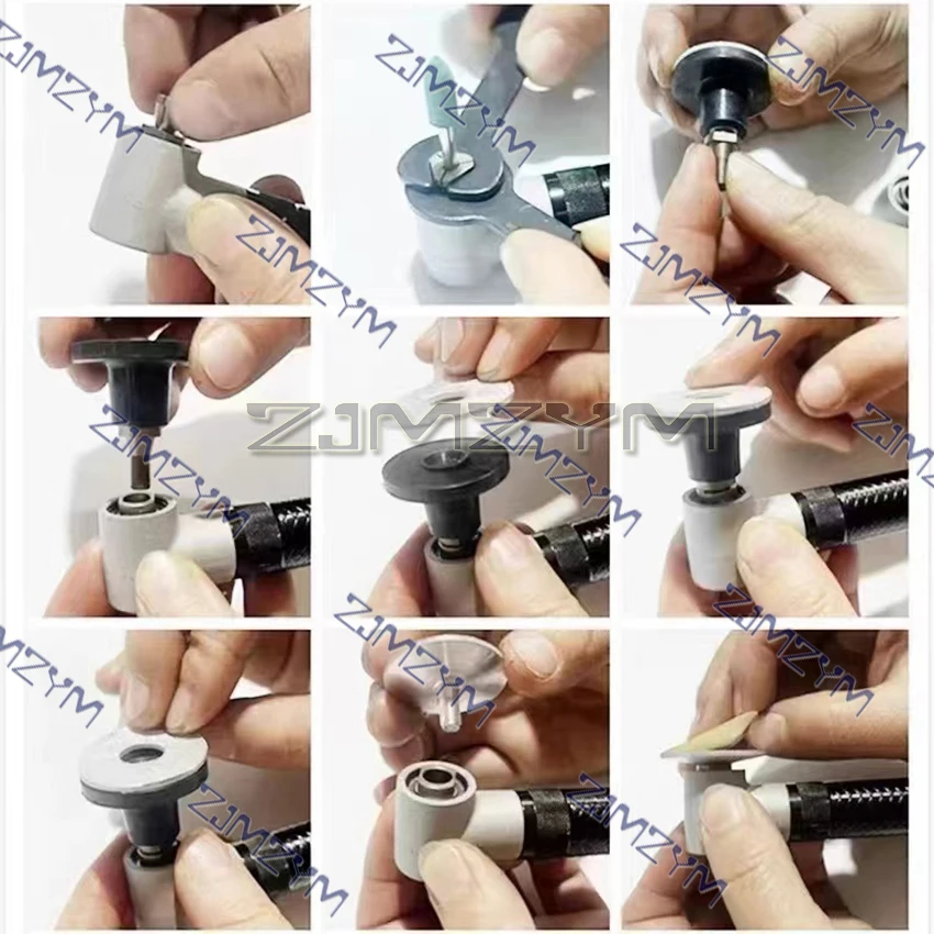 350W 90 Degree Bend Right Angle Electric Polisher Jewelry Wood Engraving Grinder Mold Polishing Ceramic Tile Cleaning Polisher