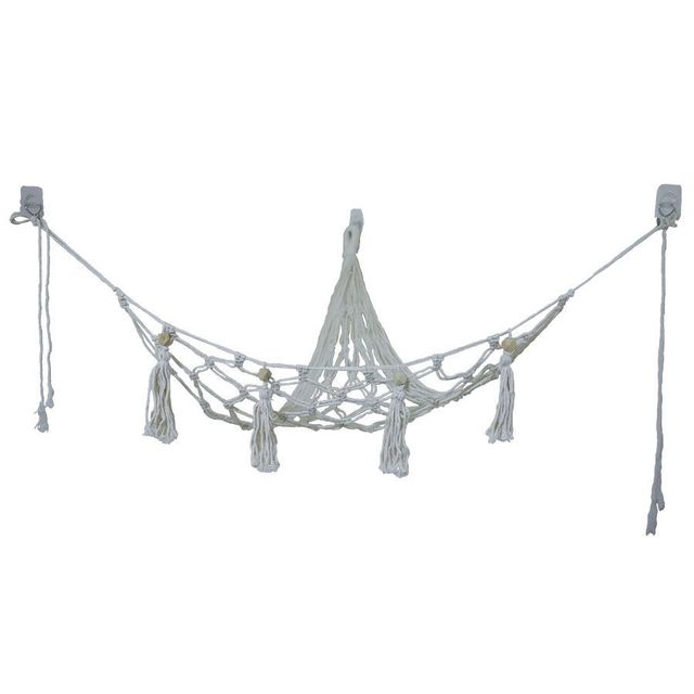 Macrame Plush Toy Storage Animal Hammock Hanging Storage Corner Kids Organizer Room Stuffed Furniture Net Corner Nursery