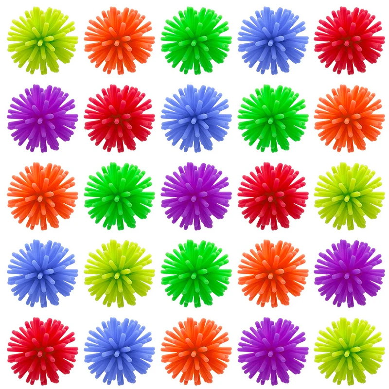 

20Pcs Small Soft Spiky Ball Sensory Fidget Toys Stress Relief Kids Party Gifts Juguete Antiestres Niños Autismo