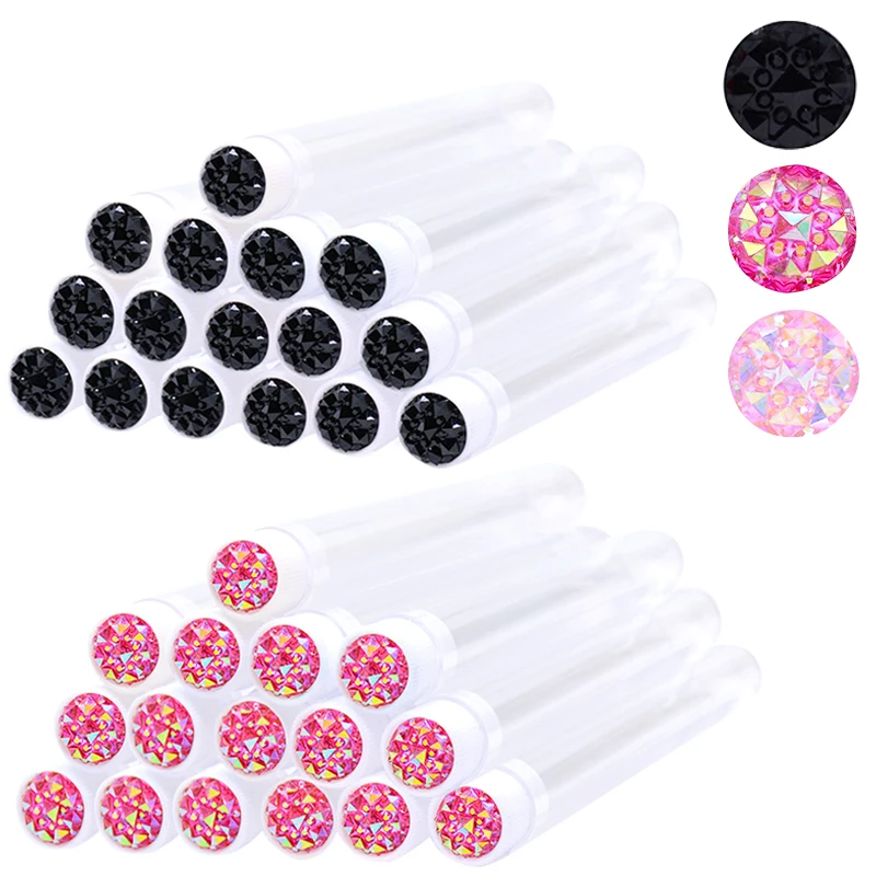 50PCS 방진 속눈썹 브러쉬 튜브 빈 재사용 가능한 속눈썹 마스카라 완드 케이스 눈썹 빗 메이크업 어플리케이터 컨테이너 도매