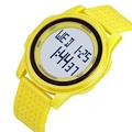 Yellow wristwatch