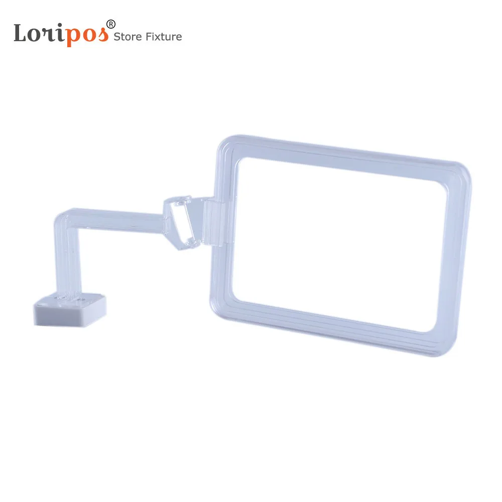 A3 Supermarket Shelf Counter Top Poster Holder Stand Retail Display Price Sign Frame Advertising Banner Rack Loripos