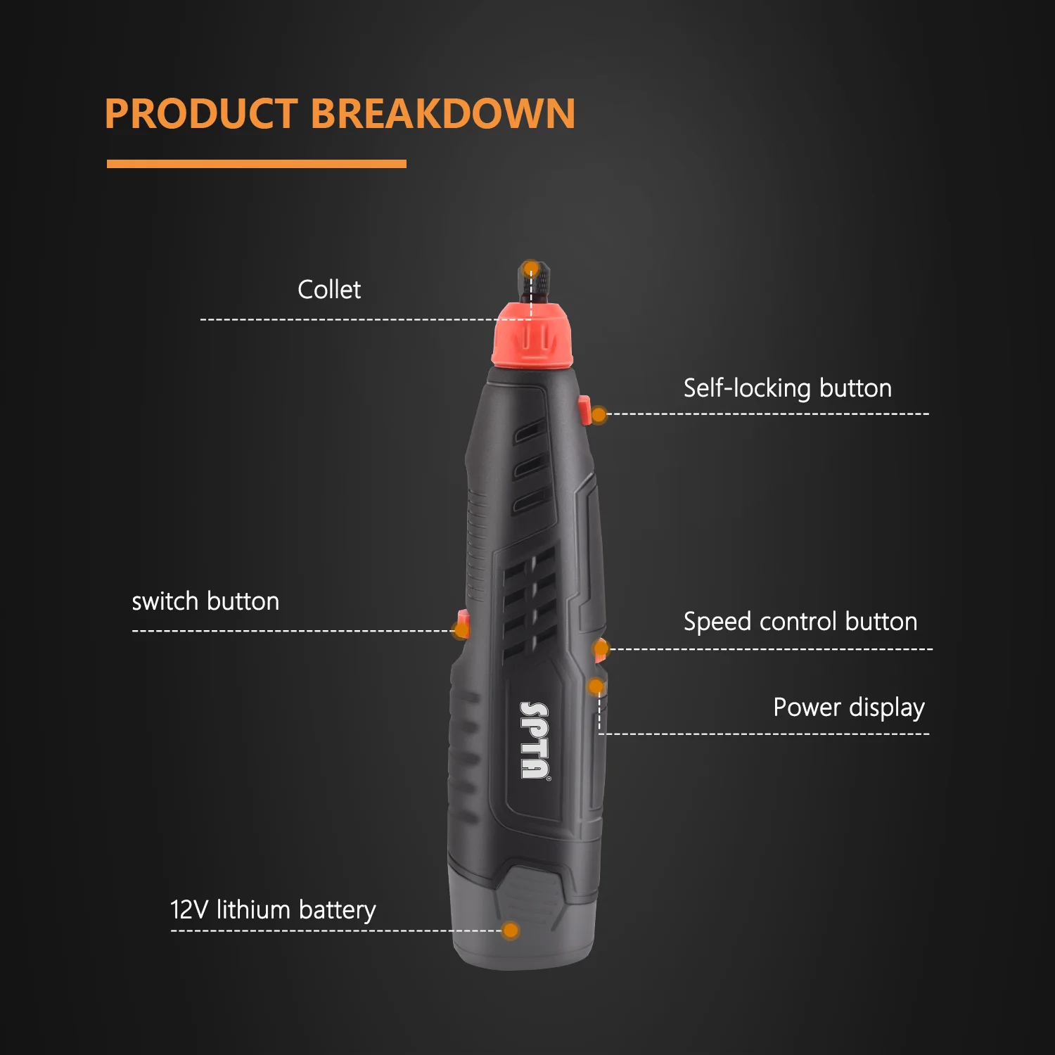 12V Cordless Rotary Mini Car Polisher 5,000-25,000 RPM Smaller Polisher Polishing Foam Pad Set car polisher