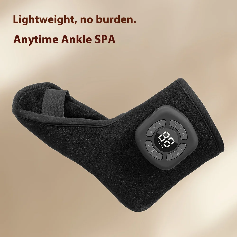 Wireless Ankle Heating Pad Electric Vibration Massage Heated Foot Hand Wrap for Wrist Ankle Rechargeable Heating Wristband Brace