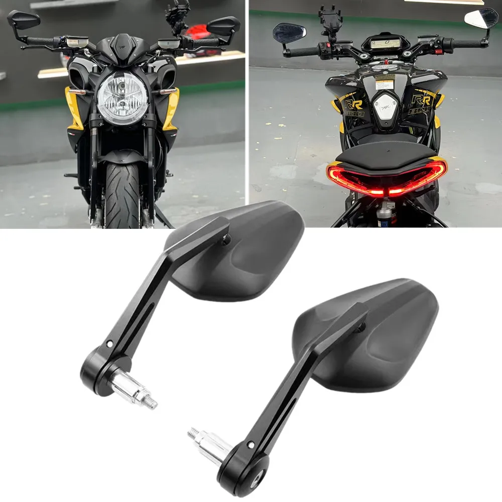 Per Mv Agusta Brutal 1000 Rs Bruttale 800 Bruttale 800Rr Brutal 1090 675 2013-2021 Specchio Manubrio Moto Specchio Manubrio
