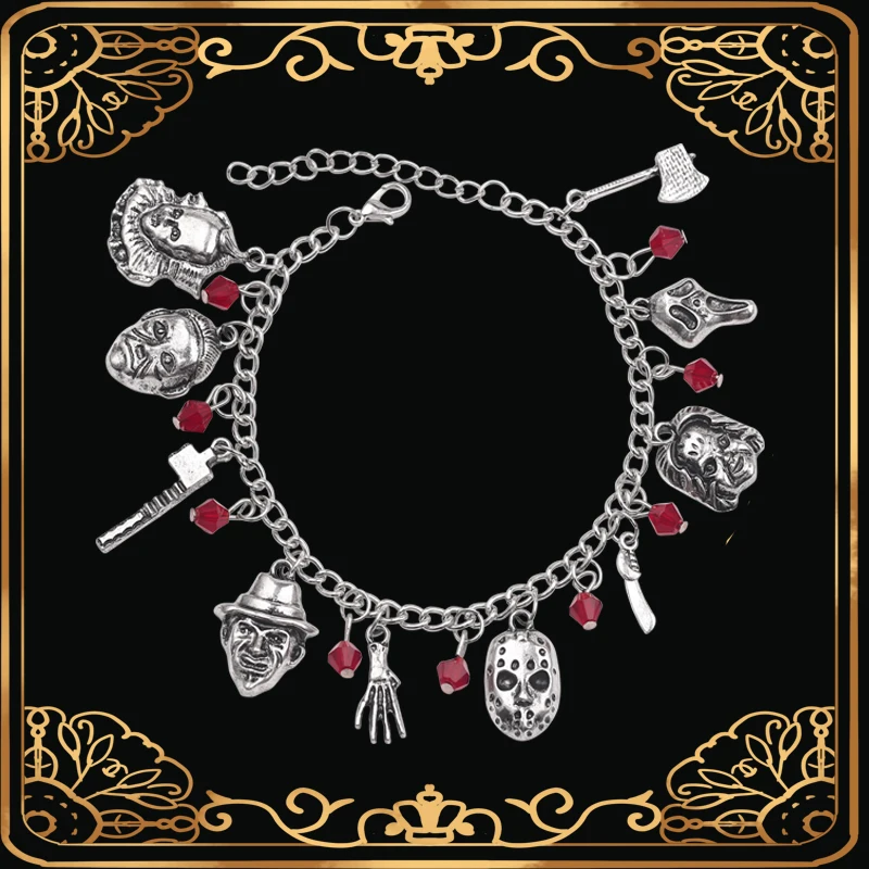 Zrm Fashian Halloween Horror Movie Accessori Black Friday Bracciale Stephen Kingdom Bracciale Holiday