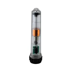 Manual Charging Farah Flashlight with Strong Magnetic Base - Self - Generating Emergency Light and Educational Physics Tool (1pcs)
