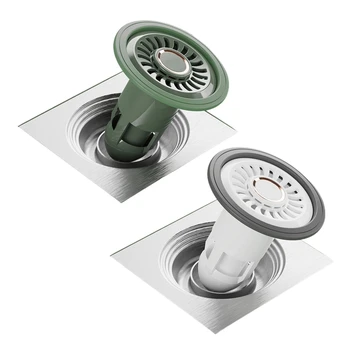 목욕 샤워 플로어 스트레이너 커버 플러그 트랩 ABS 냄새 방지 싱크 욕실 배수 필터 곤충 방지 탈취제 T5EF
