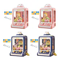 Kids Claw Machine Candy Prizes Dispenser Game Portable with Light and Sound for 1