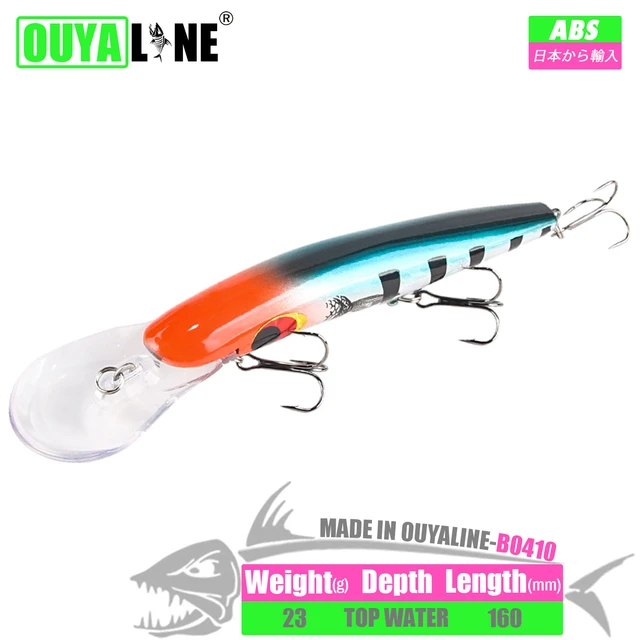 Long Casting Fishing Lure Minnow 23g 16cm Floating Wobblers Artificial Hard  Baits Tackle Peche En Mer For Bass Perch Fish Leurre - AliExpress