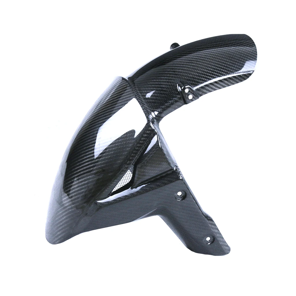 

For Kawasaki ZX10 2011-2023+ H2 2015-2023+ 100% Carbon Fiber Front Fender Hugger Mudguard