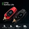 Professional Wireless Tattoo Power Supply 2000mHa Rechargeable Mini Portable Tattoo Battery RCA Jack for Rotary Tattoo Machine 6