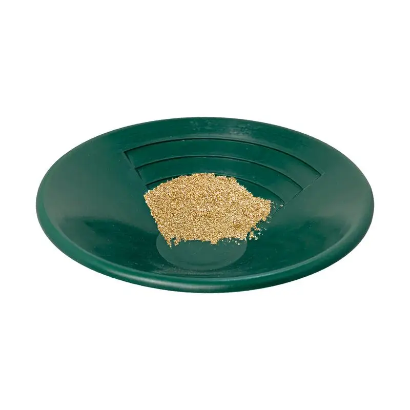 

Alluvial Gold Separation Plate Gold Sieve Pan Sand & Gold Separation Device Durable Washing Separator Basin Tray Plate Beginners