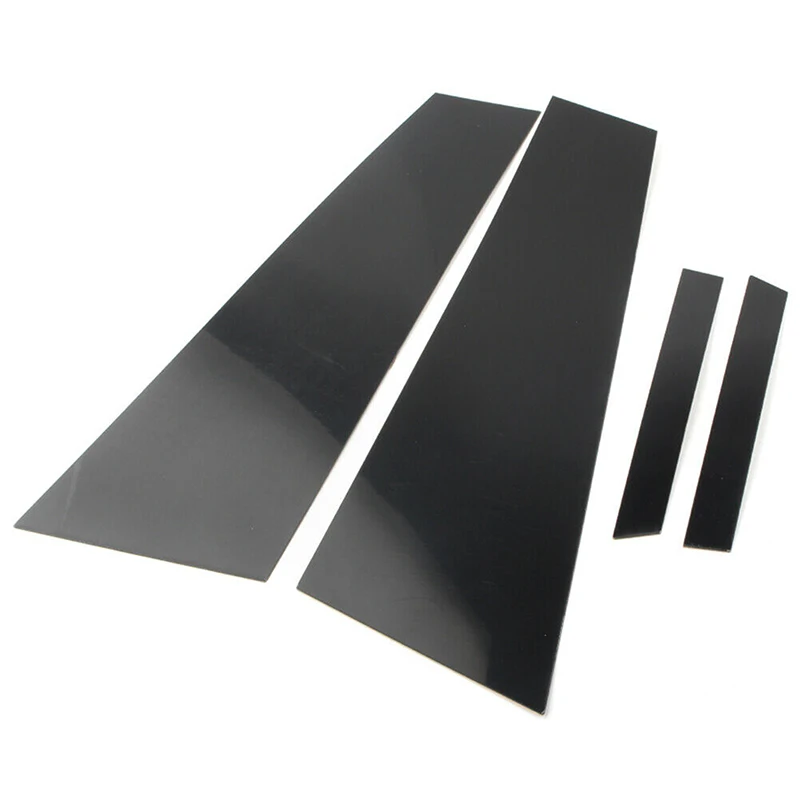 For Mercedes CLS C219 2006-2011 Car Pillar Posts Door Window Trim Cover Panel Stickers Styling Accessories Exterior Parts