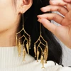 New In Vintage Earrings For Women Bohemia Gold Plated Earring Cute Metal Fishes Pendientes Multi Dangle  Jewelry 2024 Fashion 4