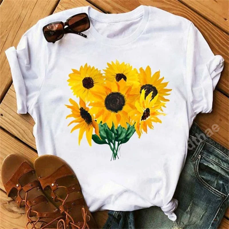 【SUNFLOWER】Sports Love Short Sleeve T-shirt/全国送料無料 Amazon.com: Sunflower, heartbeat, natural sunflowers, flower