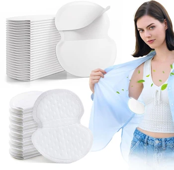 10-80Pcs Underarm Sweat Pads for Women and Men Fight Hyperhidrosis Comfortable Unflavored Non Visible Extra Adhesive Disposable 1