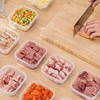 Refrigerator Frozen Meat Sub-Package Fresh-Keeping Box Freezer Kitchen Storage Sub-Grid Preparation Food-Grade Sealed Boxes 3