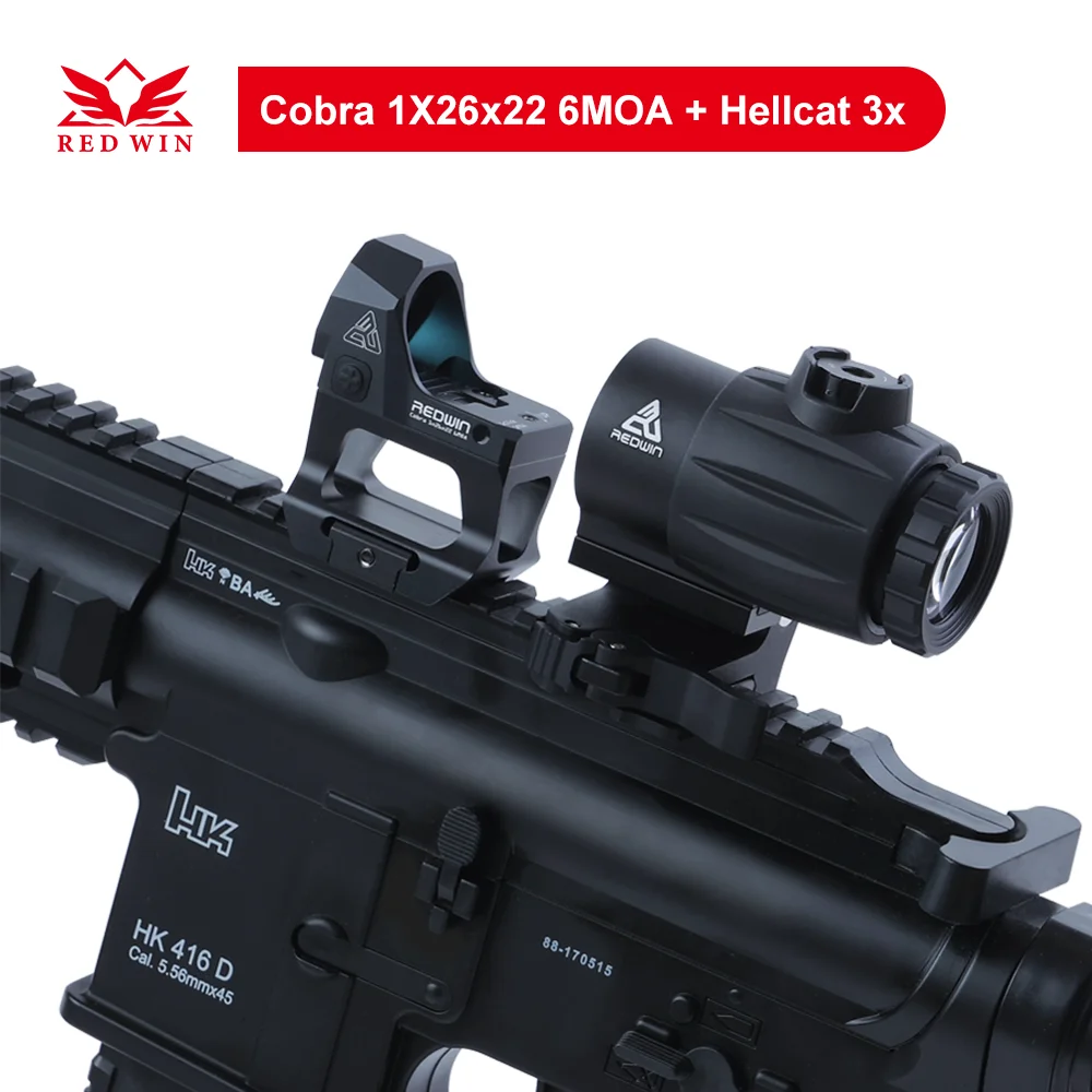 

Red Win HD Cobra 1x26x22 6MOA RMR рентгеновская фотогравировка красная точка RMR монтируемая увеличительная линза Hellcat 3x для GLOCK 17 19 9 мм AR15 M4 R