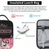 Custom Pinks Kpop-Blacks Portable Lunch Box Women Multifunction Cooler Thermal Food Insulated Lunch Bag School Children Student 4