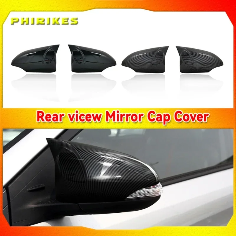 

Car Accessories For Toyota Yaris 2012~2019 Carbon Fiber Rearview Mirror Cover Rearview Mirror Housing With Turn Signal