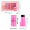 Jelly Blush Set Q-Pop 4-Color Moisturizing matte Blush Blush 3