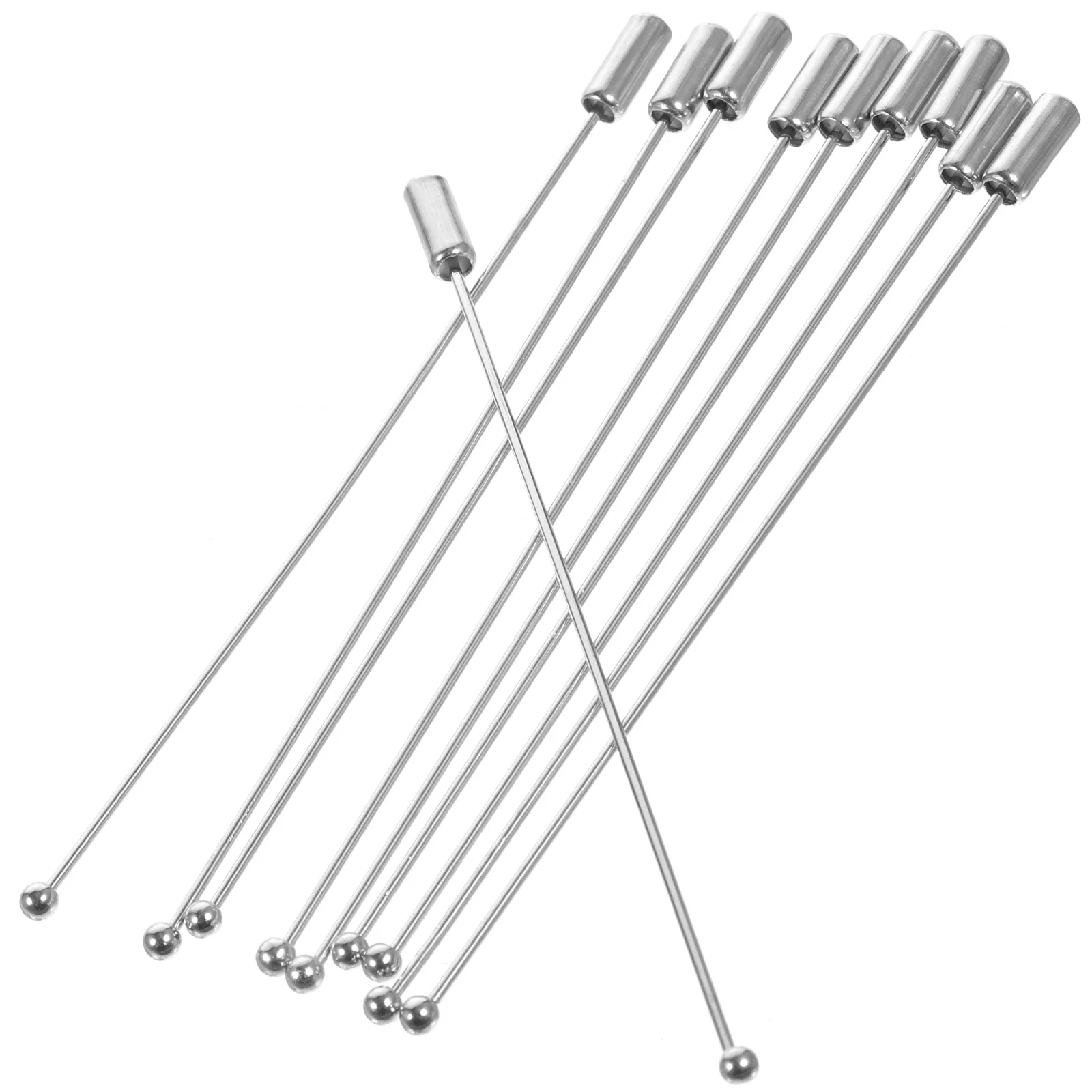 

90MM Metal Head Pins Sticks Corsage Pin Brooch Stick with Clutches Jewelry Making DIY Costume Headpins Accessory