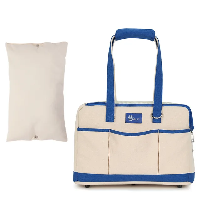 beige blue